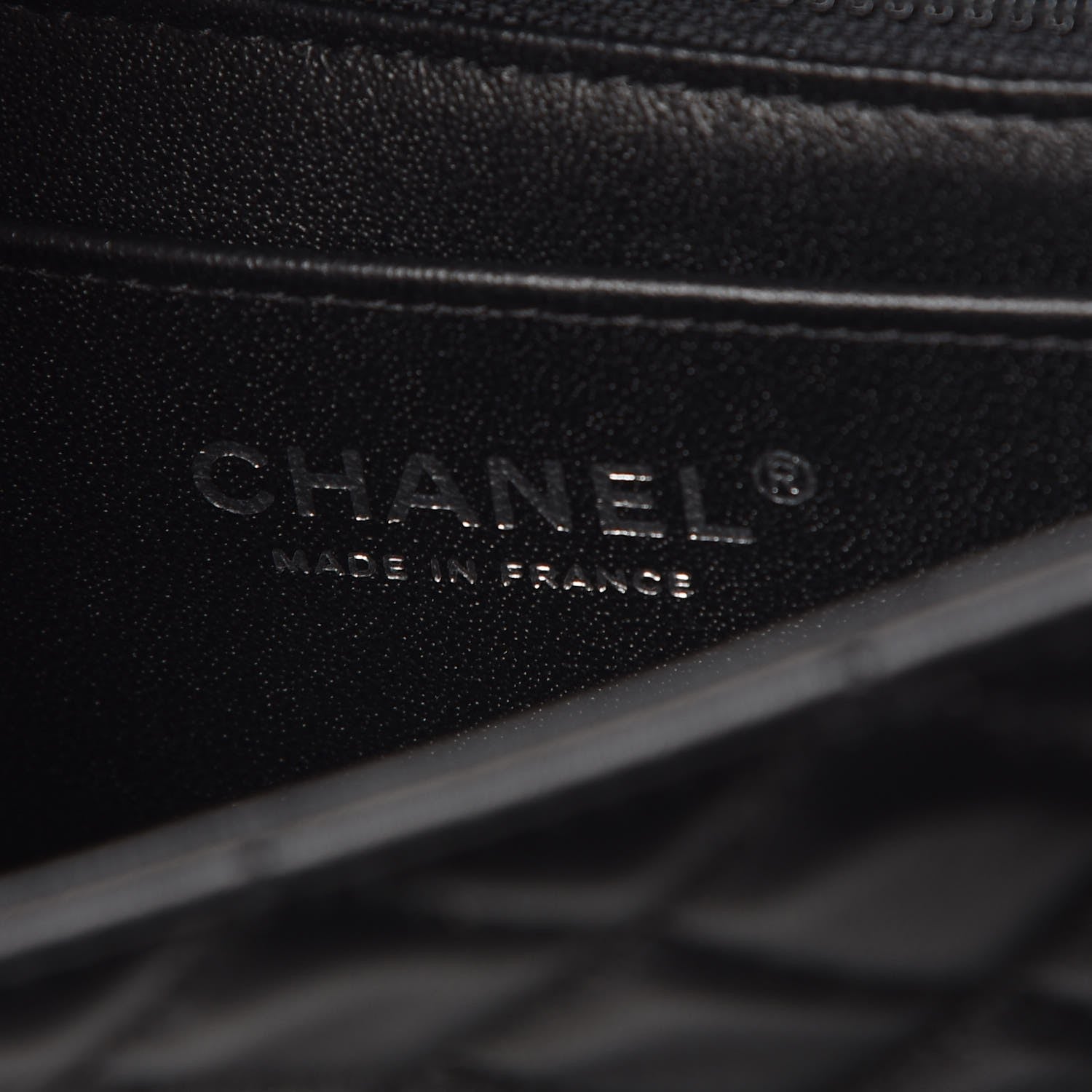 Chanel Lambskin Quilted Mini Rectangular Flap Black 6 of 8