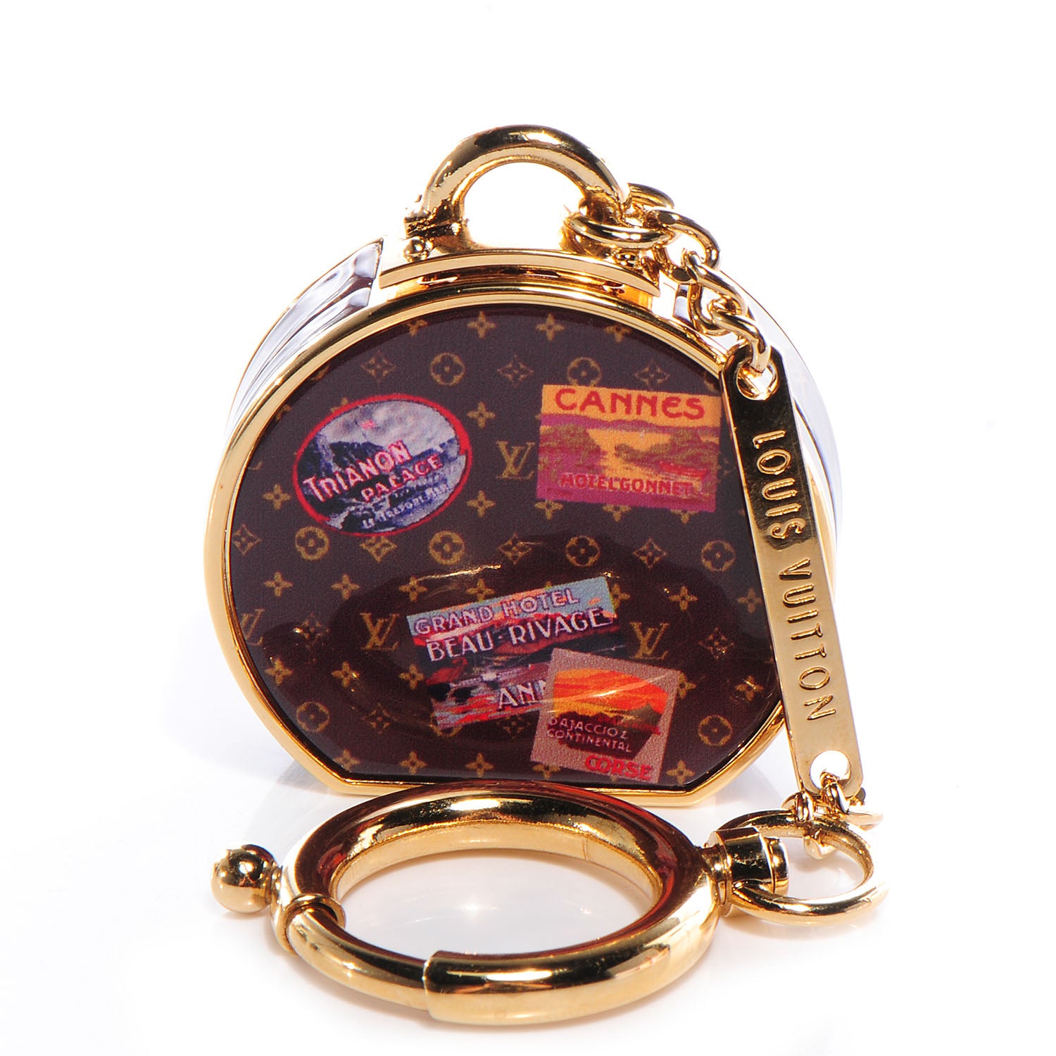 Louis Vuitton Monogram Hat Box Keychain 1 of 7