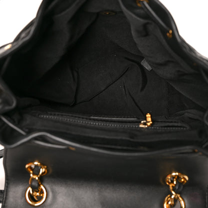 Chanel Calfskin Chevron Quilted Small Urban Spirit Backpack Black 5 of 11