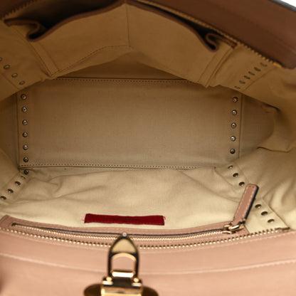 Valentino Garavani Vitello Rockstud Double Handle Tote Alpaca 5 of 9