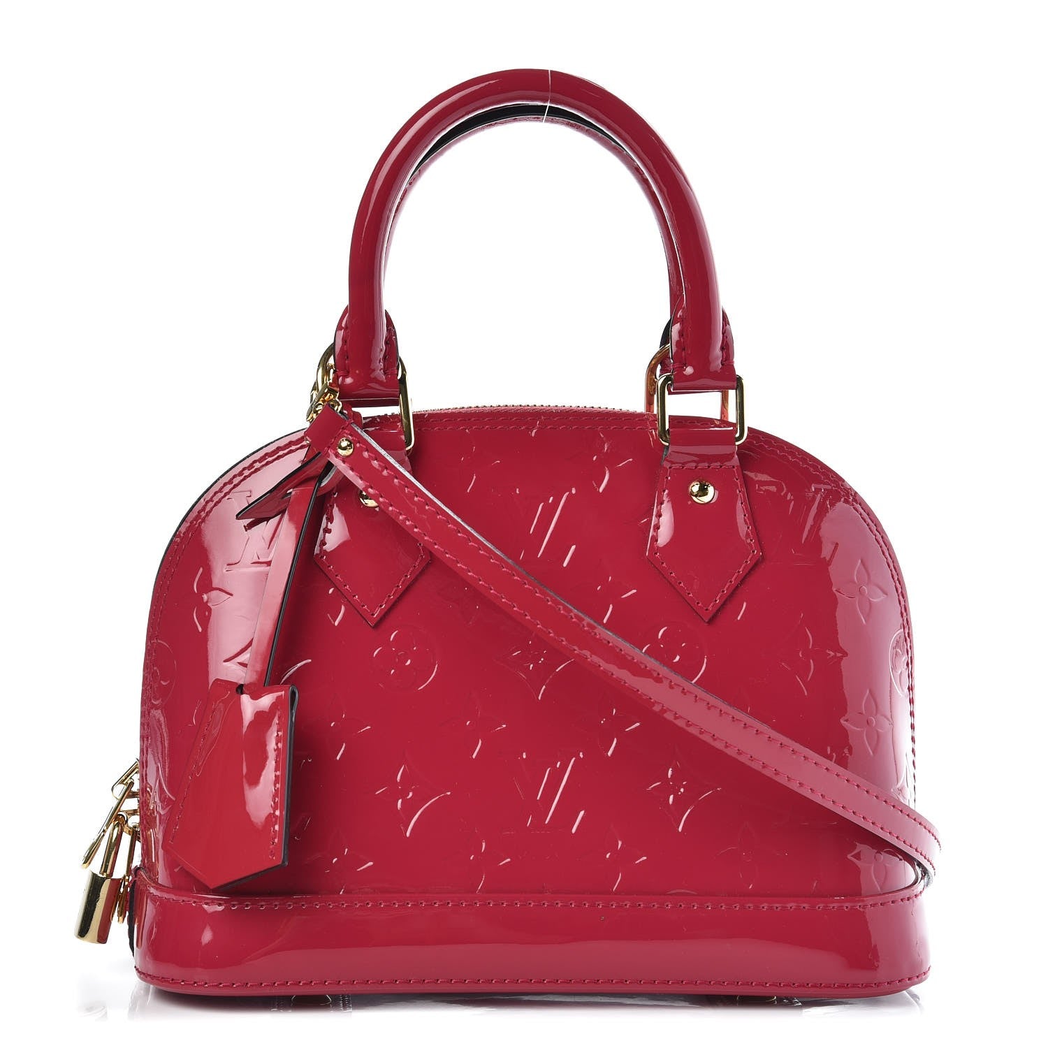 Louis Vuitton Vernis Alma BB Rose Indien 1 of 15