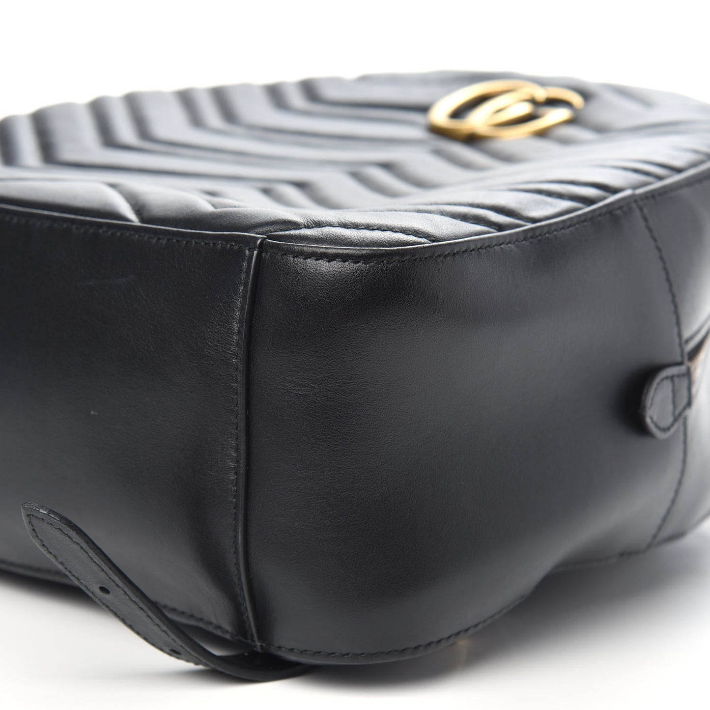 Calfskin Matelasse GG Marmont Dome Backpack Black