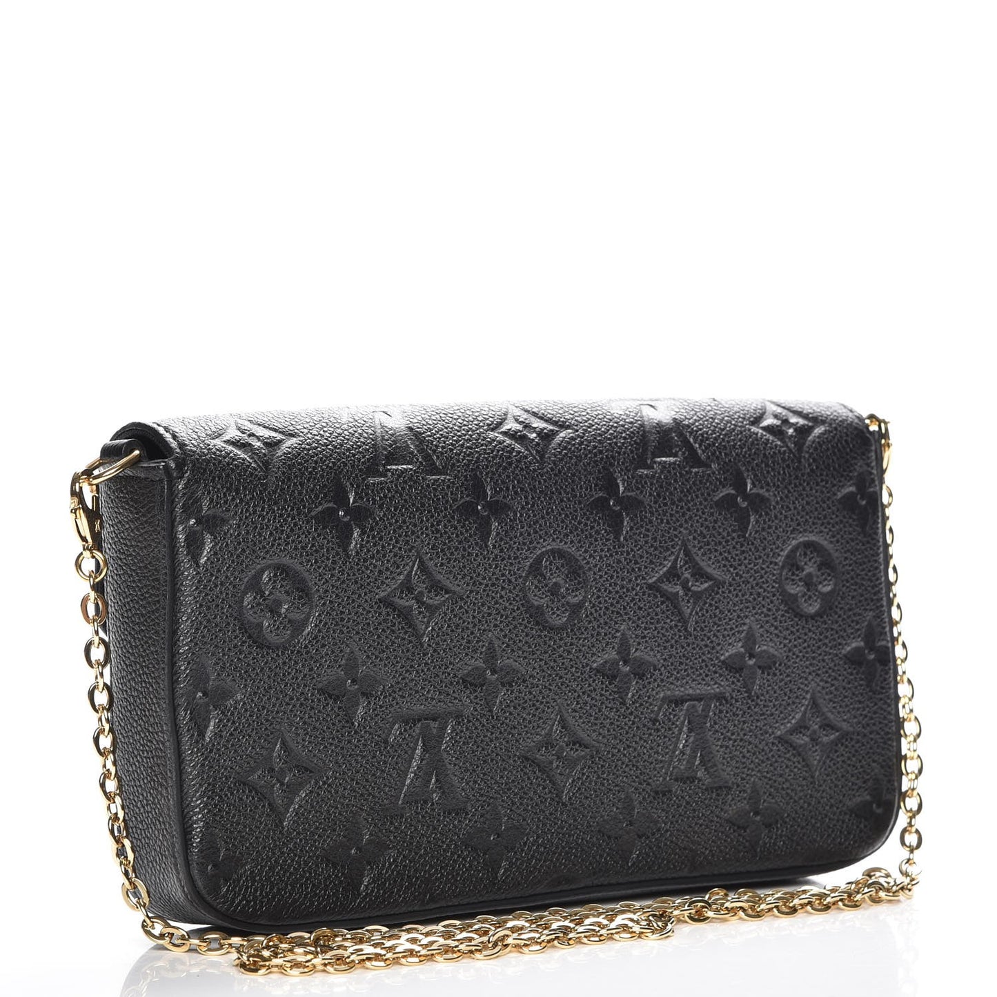Empreinte Pochette Felicie Chain Wallet Black