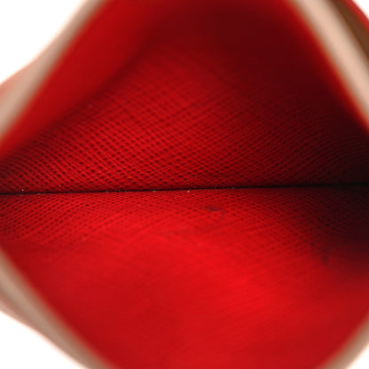 Prada Saffiano Metal Card Case Cammeo Fuoco White 5 of 13