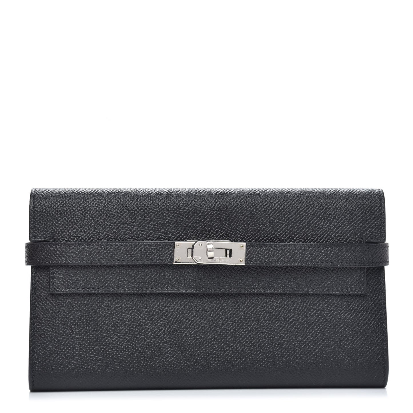Epsom Kelly Longue Wallet Black
