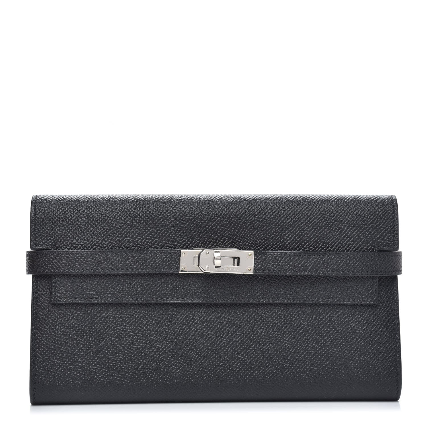 Hermes Epsom Kelly Longue Wallet Black 1 of 13