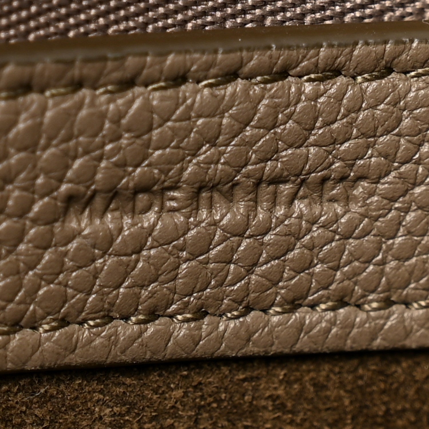 Celine Soft Grained Calfskin Medium Belt Cabas Phantom Taupe 7 of 12