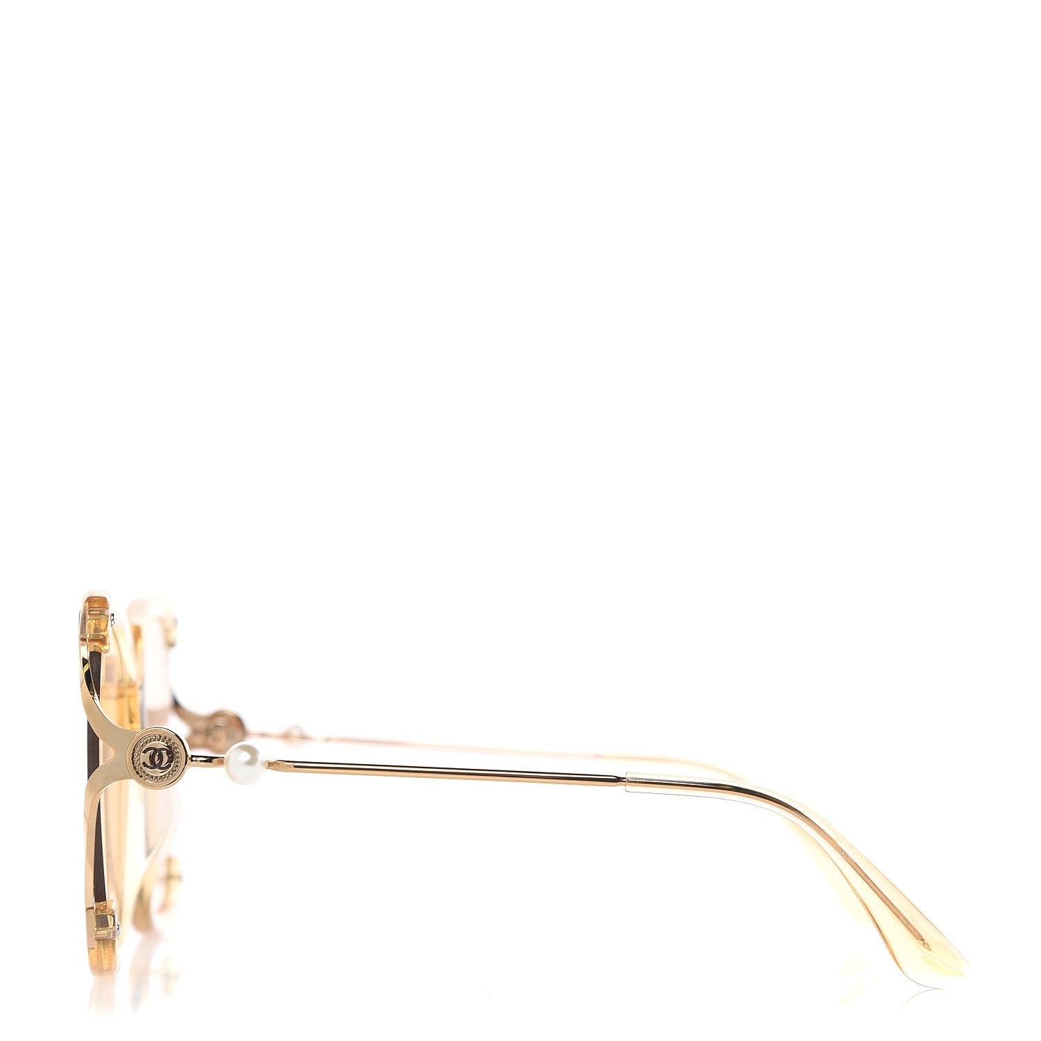 Chanel Pearl Square CH4275 Sunglasses Gold 2 of 8