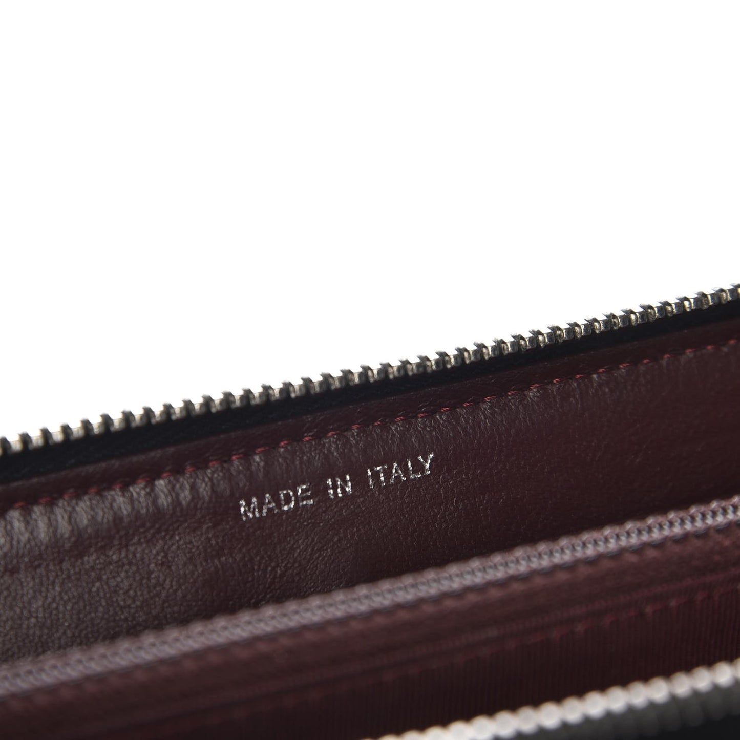 Lambskin Quilted Large Gusset Zip Around Wallet Black