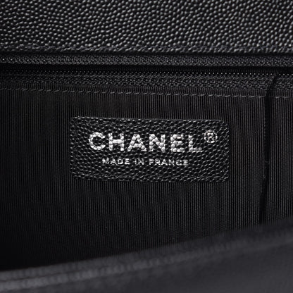 Chanel Caviar Quilted New Medium Boy Flap Black 6 of 7