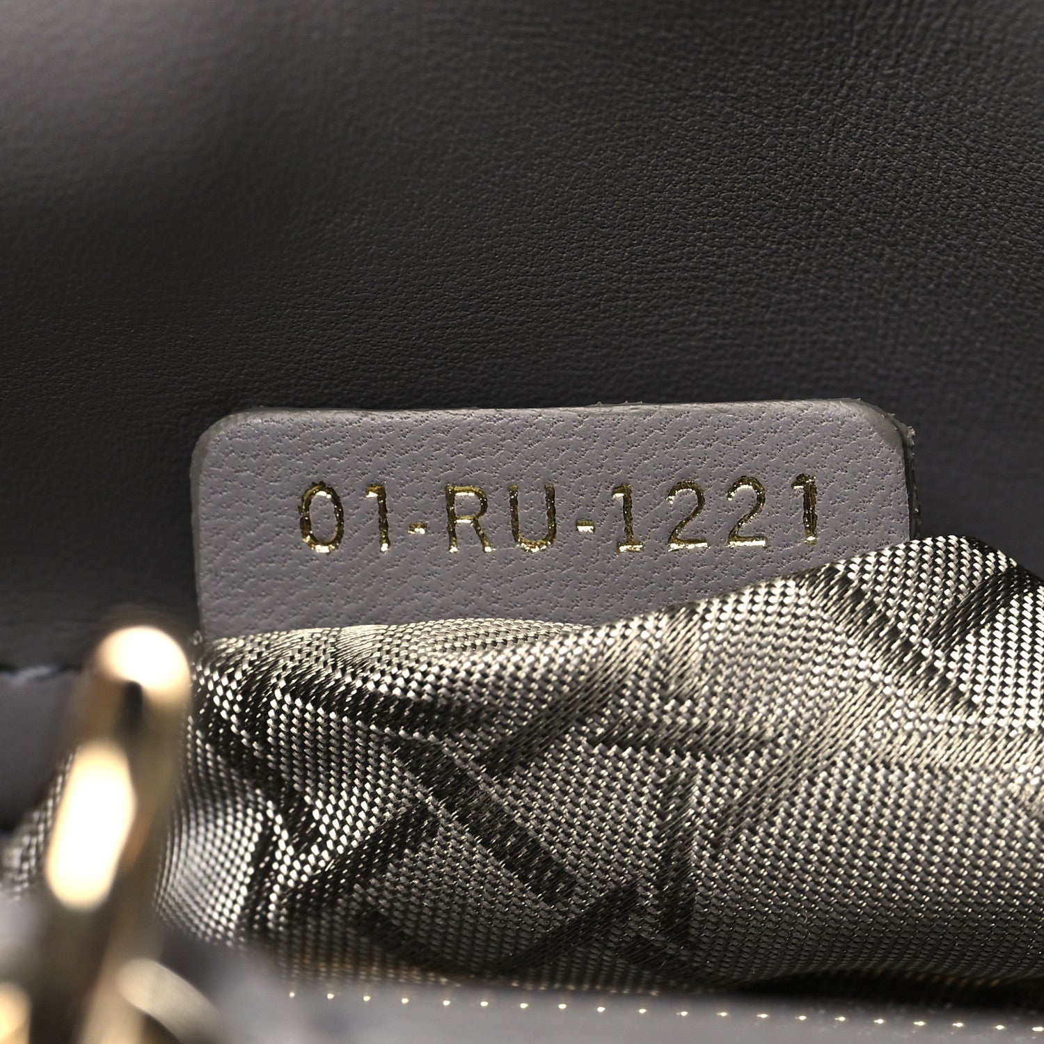 Christian Dior Lambskin Cannage Small My ABCDior Lady Dior Grey 7 of 10