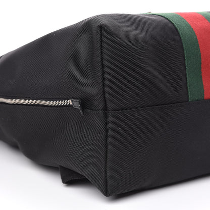 Gucci Techno Canvas Web Single Buckle Backpack Black 8 of 14