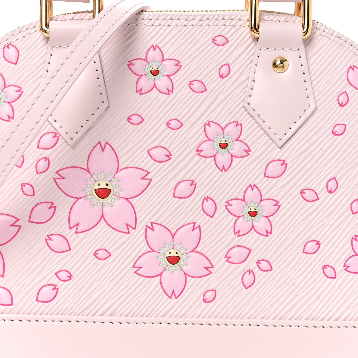 Louis Vuitton LV X TM Epi Cherry Blossom Alma BB Pink 7 of 9