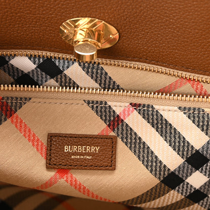 Burberry Grainy Calfskin Nova Check Medium Cotswolds Tote Hazel 6 of 9