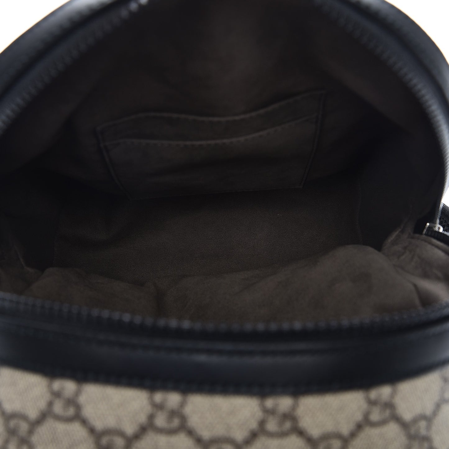 GG Supreme Monogram Small Eden Day Backpack Black