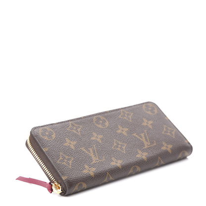 Louis Vuitton Monogram Clemence Wallet Fuchsia 4 of 6
