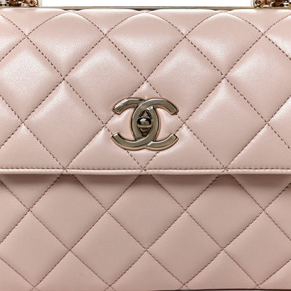 Chanel Lambskin Quilted Small Trendy CC Dual Handle Flap Bag Beige 8 of 11