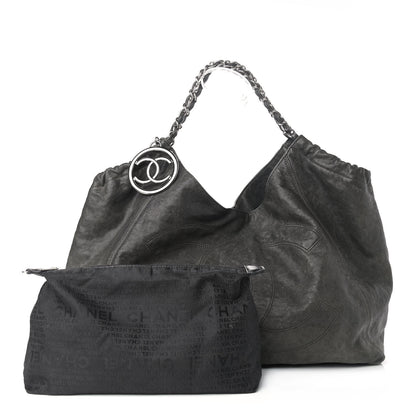 Chanel Distressed Caviar XL Coco Cabas Black 1 of 9
