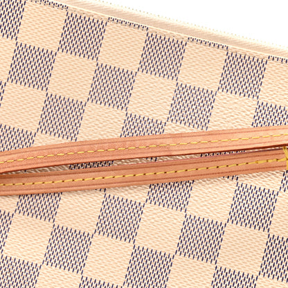 Louis Vuitton Damier Azur Neverfull MM GM Pochette 8 of 10