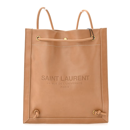 Saint Laurent Calfskin Backpack Vintage Brown 1 of 12