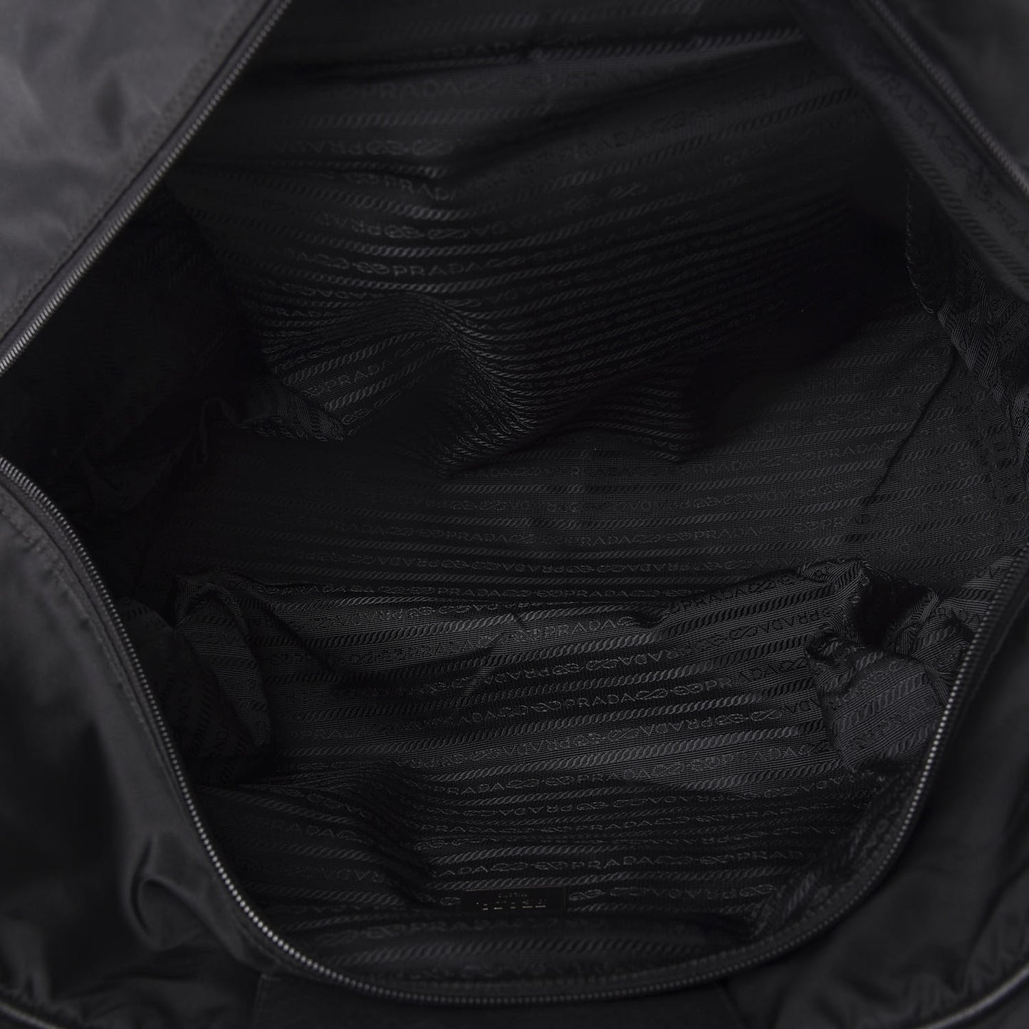 Tessuto Nylon Duffel Bag Black