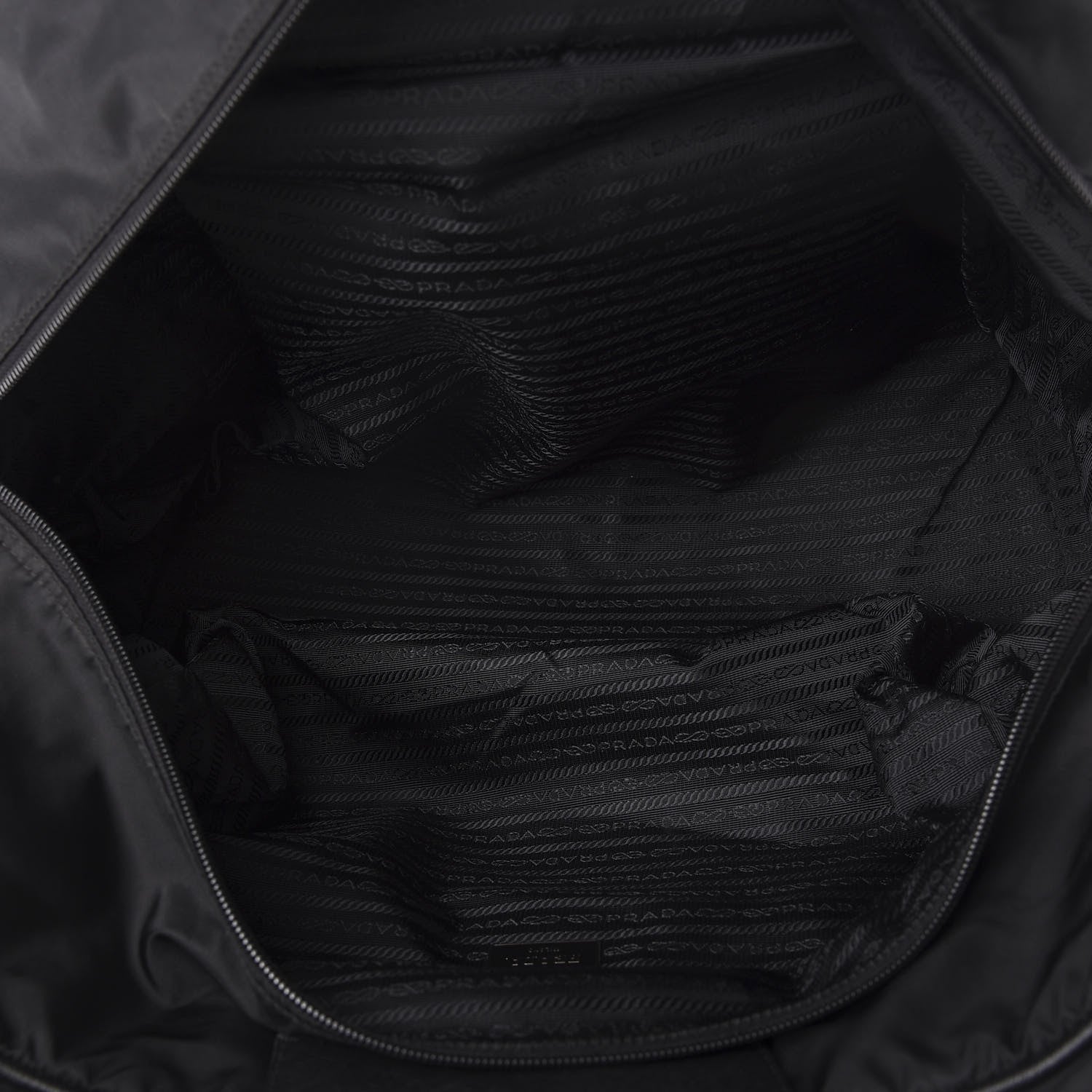 Prada Tessuto Nylon Duffel Bag Black 4 of 11