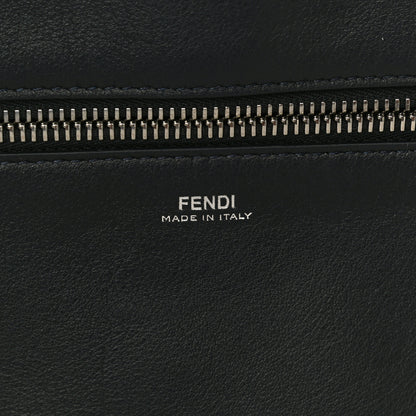 Fendi Vitello Baltico Shiny Nappa Lace Up DotCom Satchel Cuoio Blue Multicolor 15 of 15