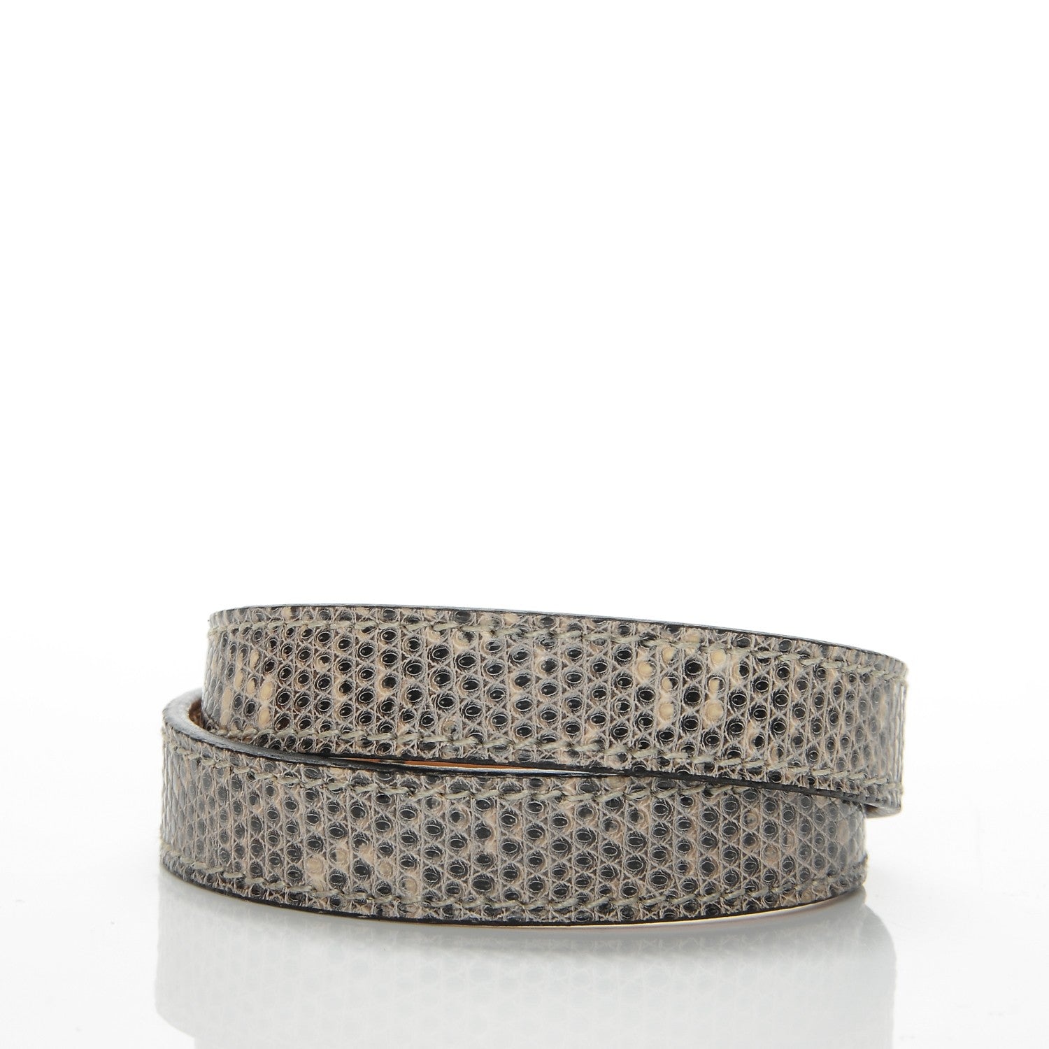 Hermes Lizard Kelly Double Tour Bracelet M Ombre 3 of 6