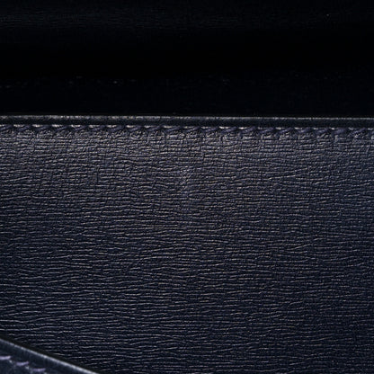 Hermes Box Kelly Sellier 32 Bleu Marine 23 of 34