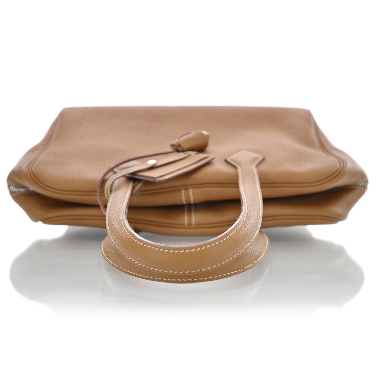 Hermes Taurillon Clemence Victoria 35 Gold 5 of 9