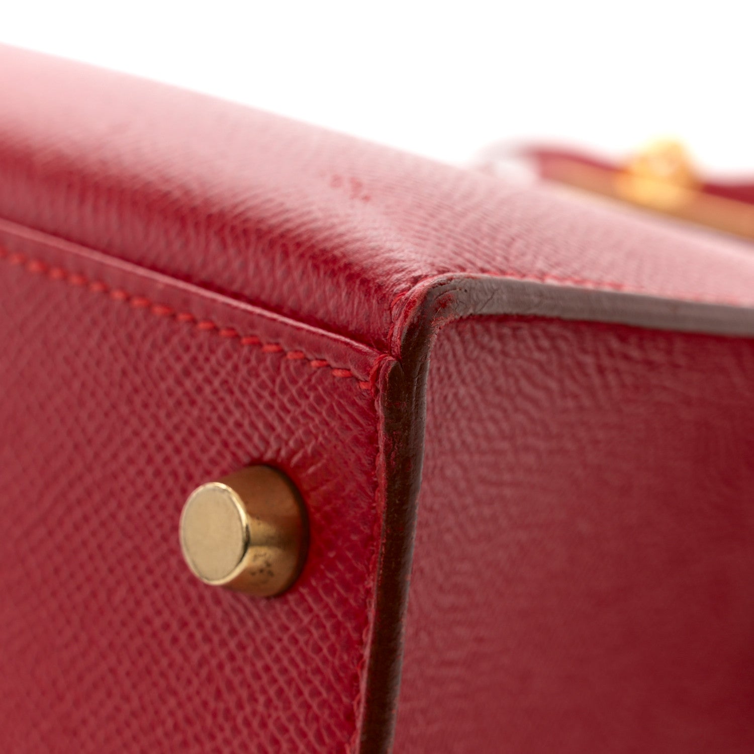 Hermes Courchevel Kelly Sellier 28 Rouge Vif 12 of 17