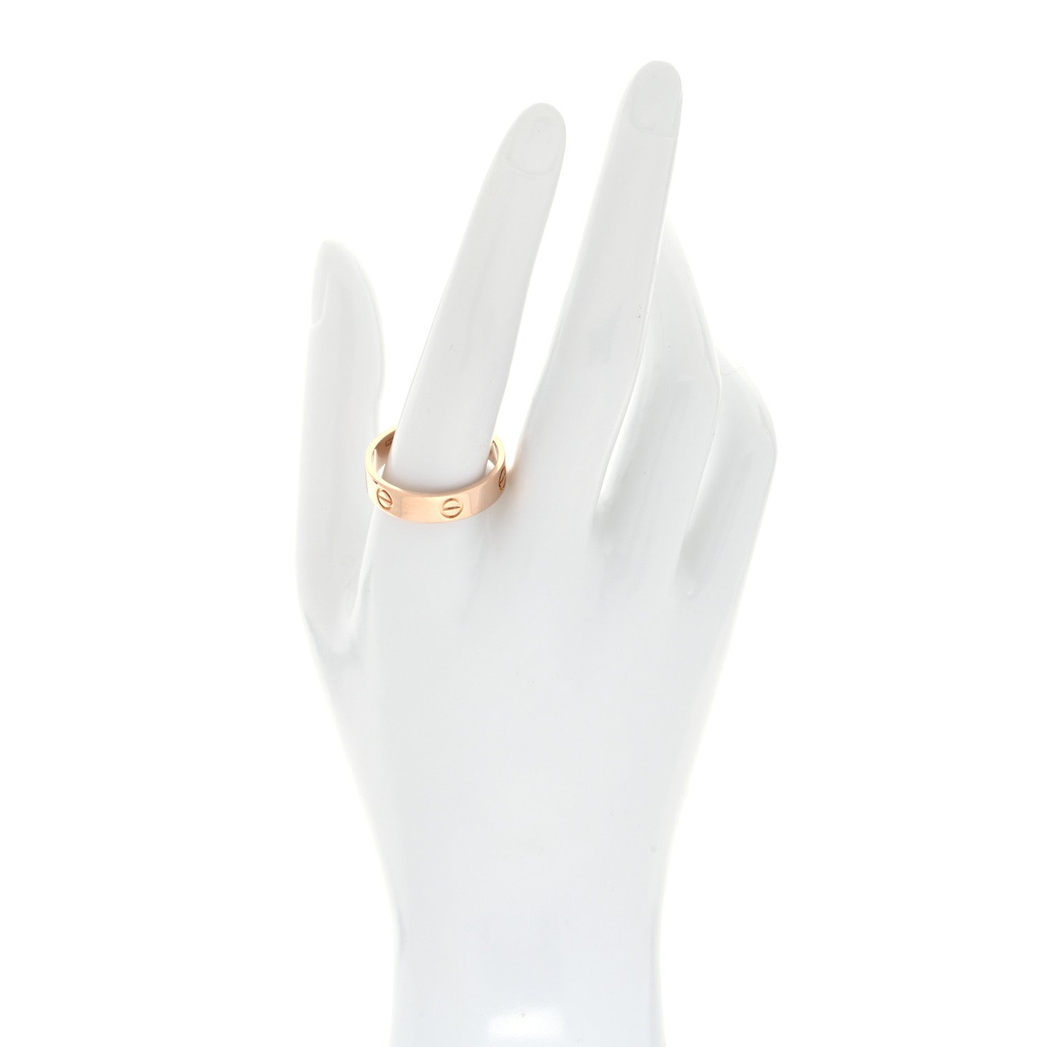 Cartier 18K Pink Gold 5.5mm LOVE Ring 66 11.5 2 of 5