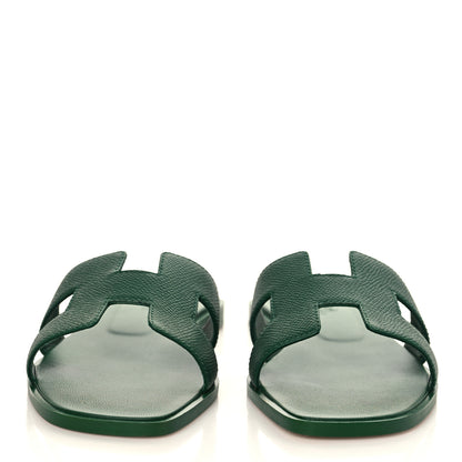 Hermes Epsom Oran Sandals 38 Cactus 3 of 9