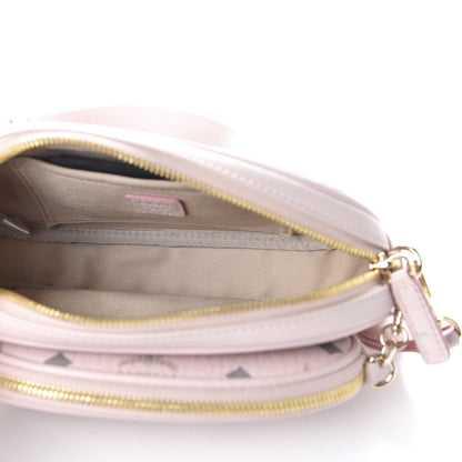 MCM Visetos Small Aren Multifunction Crossbody Pouch Powder Pink 5 of 10