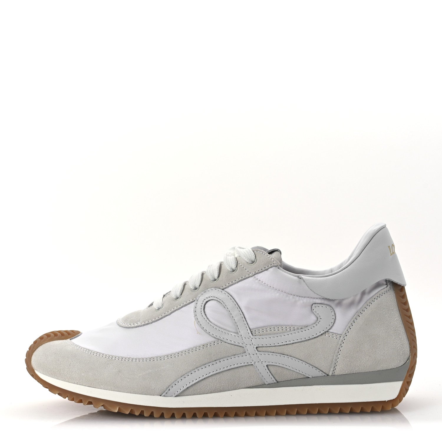 Loewe Nylon Suede Flow Retro Runner Sneakers 41 White 1 of 13