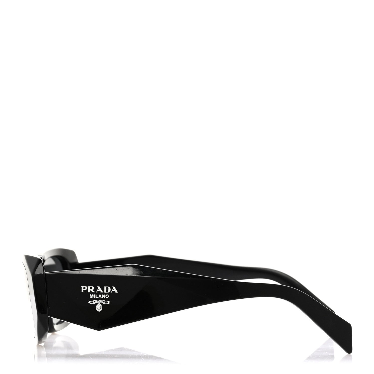 Prada Acetate Symbole Sunglasses SPR 17W Black 3 of 7