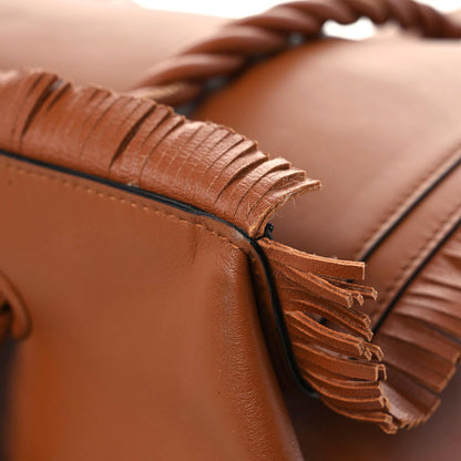 Valentino Garavani Calfskin The Rope Shopper Tan 9 of 12