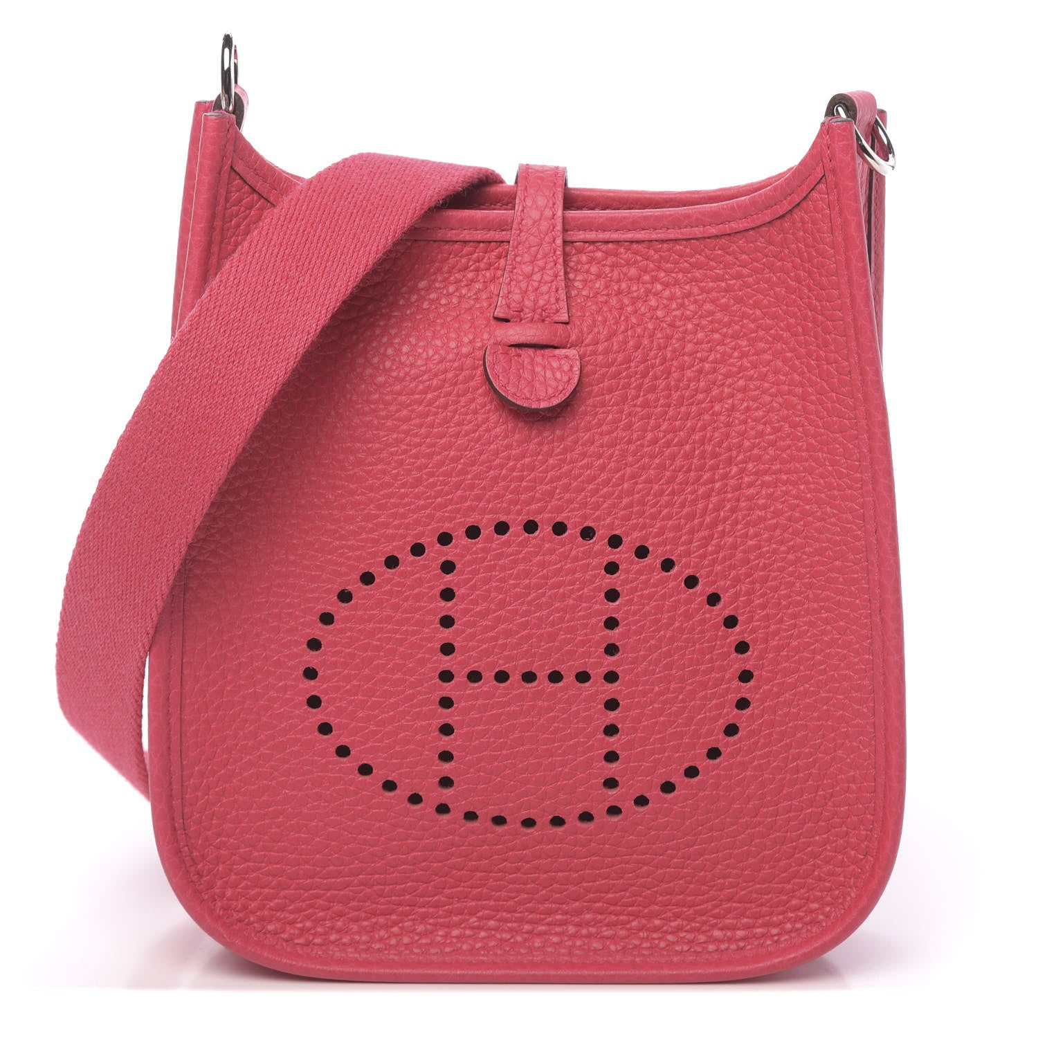 Hermes Taurillon Clemence Evelyne TPM Rose Extreme 1 of 10