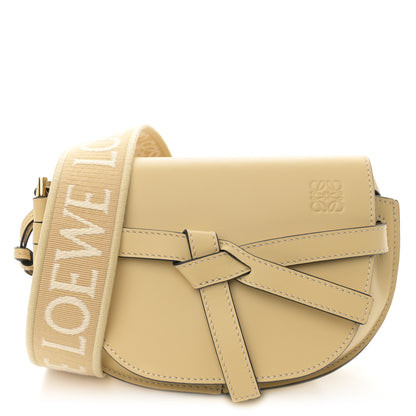 Loewe Calfskin Jacquard Mini Gate Dual Bag Butter 1 of 10