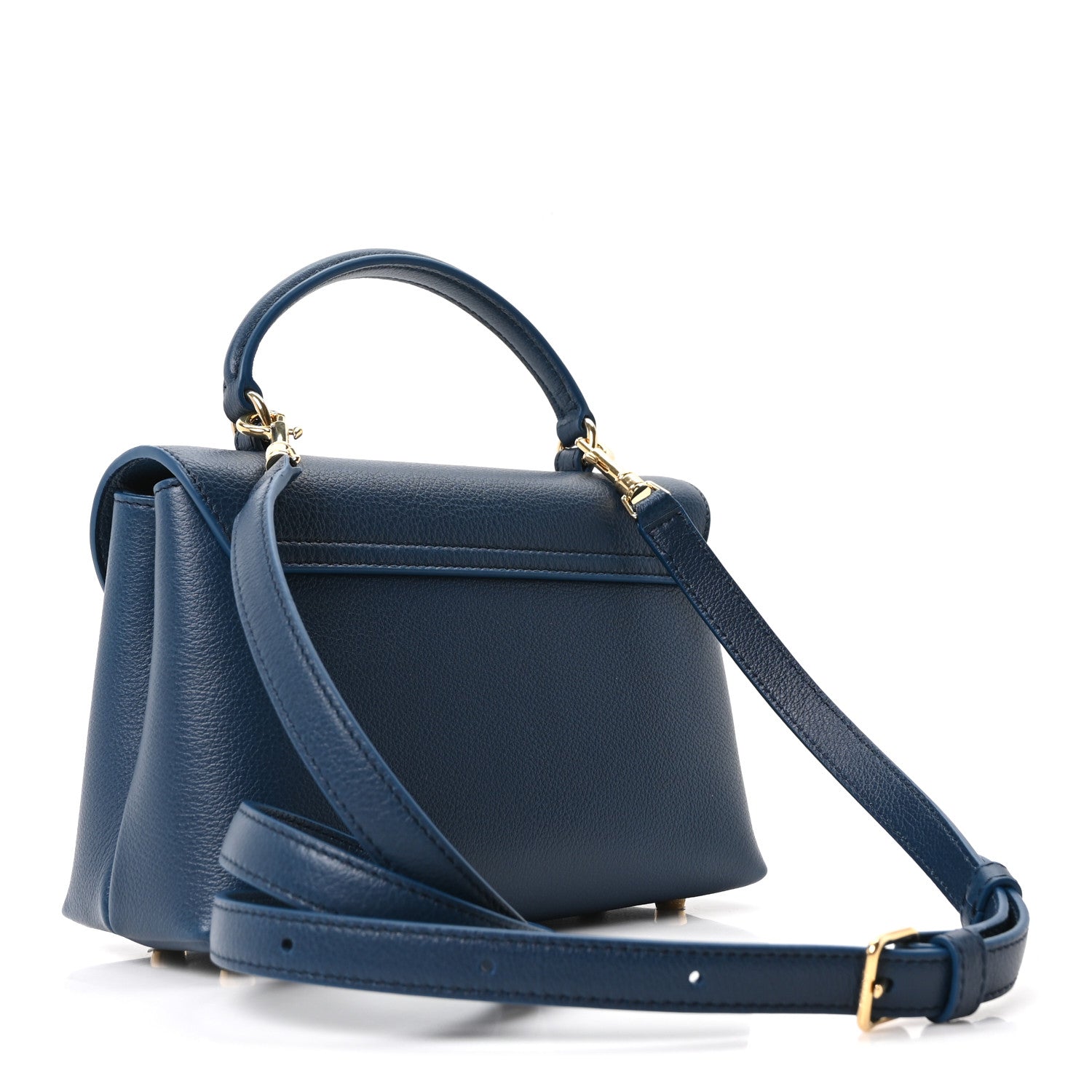 Celine Supple Grained Calfskin Teen Nino Teal Blue 3 of 10