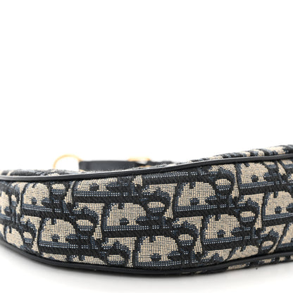 Christian Dior Oblique CD Lounge Bag Blue 9 of 11