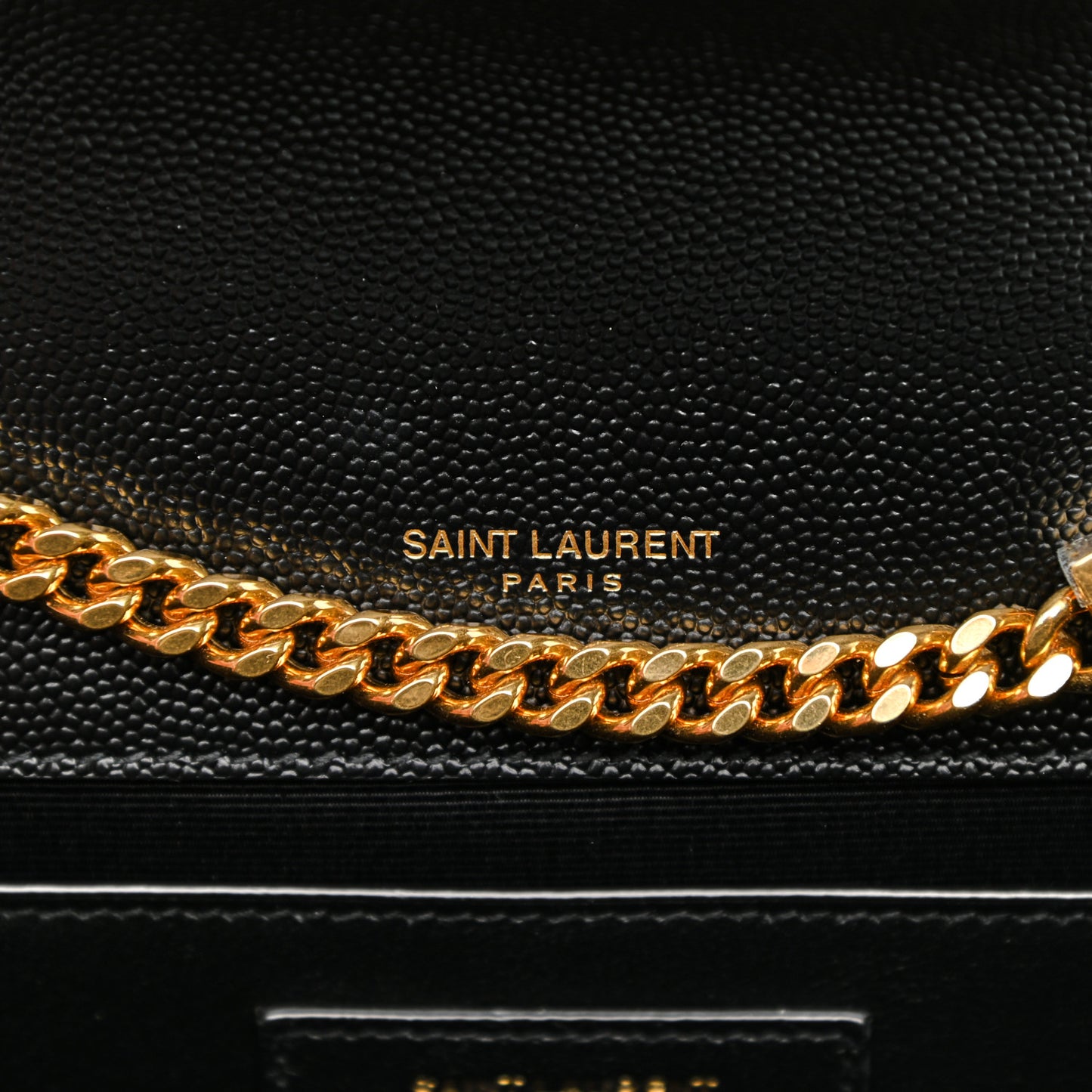 Grain De Poudre Small Monogram Kate Satchel Black
