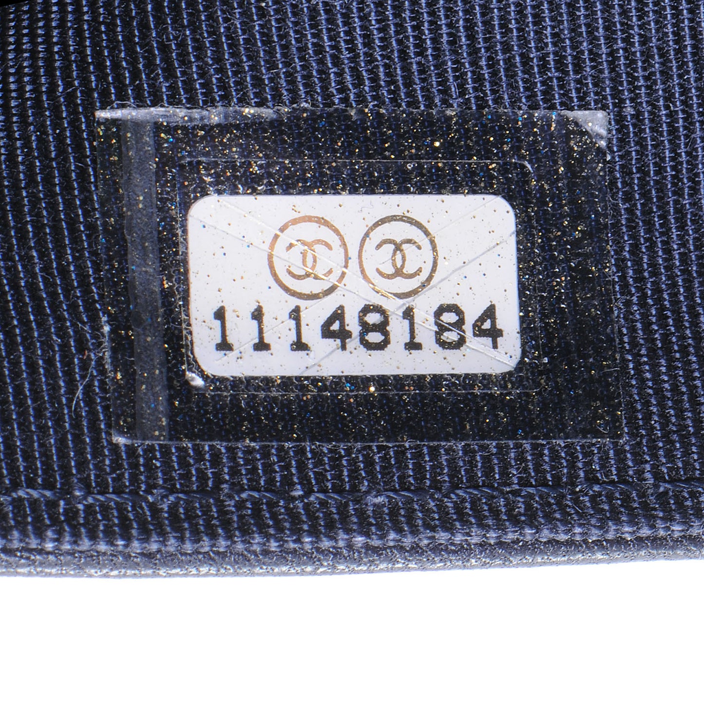 Lambskin Quilted Large Flap Wallet Navy