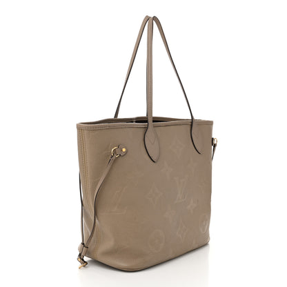 Louis Vuitton Empreinte Monogram Giant Neverfull MM Tourterelle 4 of 12