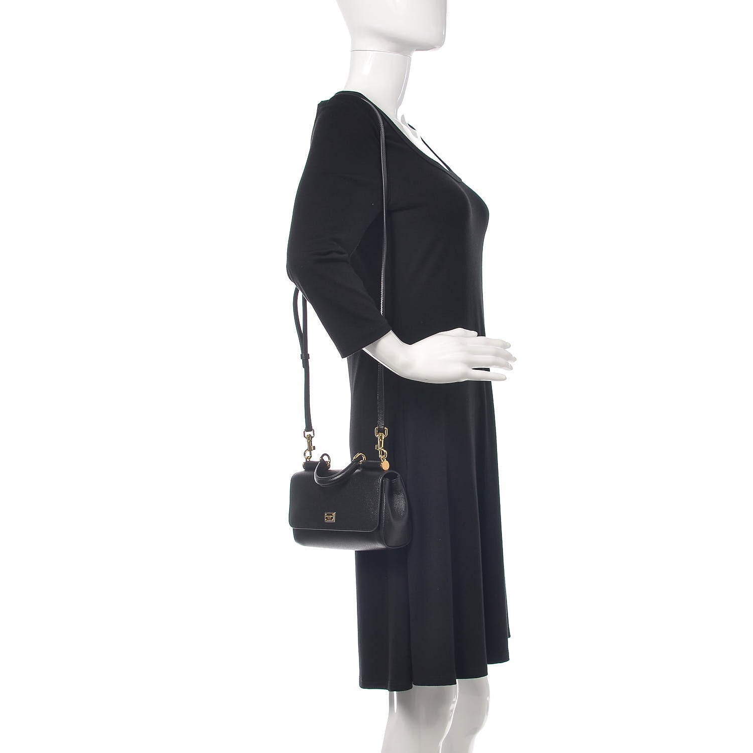 Dolce & Gabbana Dauphine Mini Miss Sicily Bag Black 2 of 9