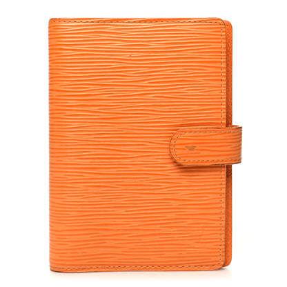 Louis Vuitton Epi Small Ring Agenda Cover Mandarin 1 of 15