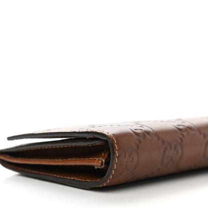 Gucci Guccissima Continental Flap Wallet Brown 10 of 12