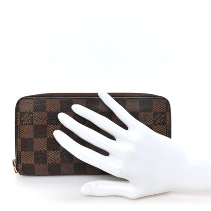 Louis Vuitton Damier Ebene Zippy Wallet 2 of 7