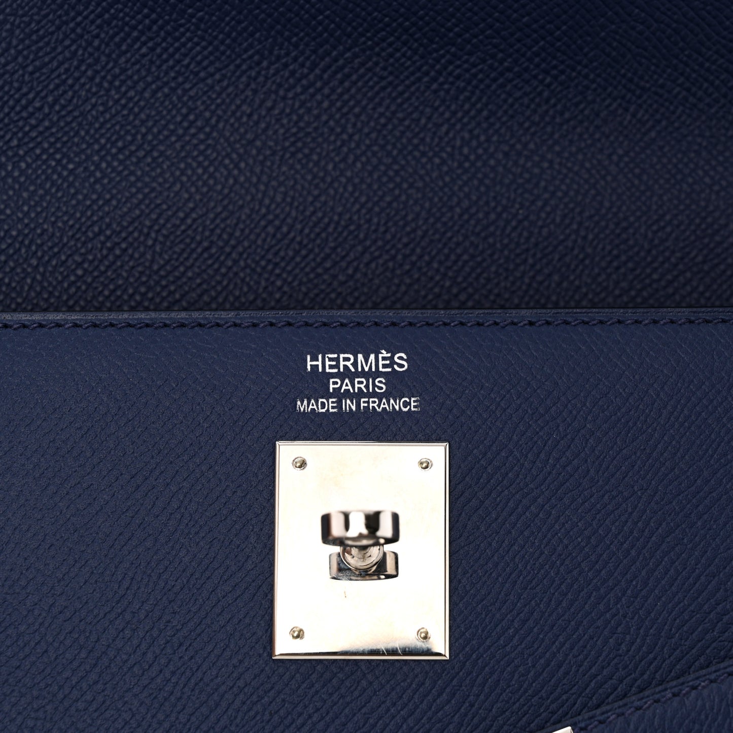 Epsom Flag Kelly Sellier 35 Rouge H Bleu Saphir