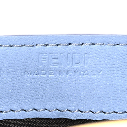 Fendi Nappa Matisse FF Embossed Continental Wallet on Chain Placid Blue 5 of 8